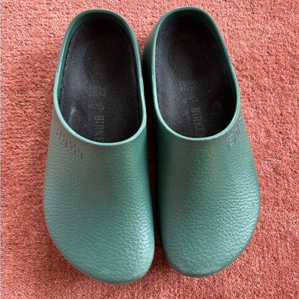 Birkenstock Green Birki Clogs